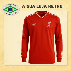 Camisa retrô Liverpool ML 1985 ENG