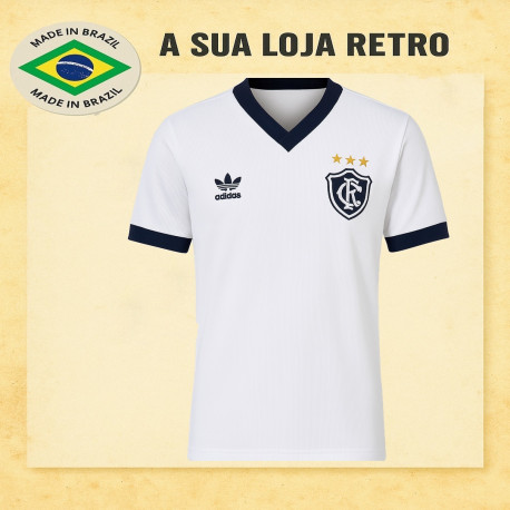 Camisa retrô branca Clube do Remo - 1986