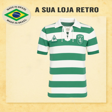 Camisa retrô Sporting Clube de Portugal le Coq