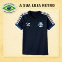 Camisa retrô Grêmio Comemorativa Preta Azul