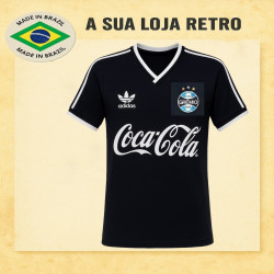 Camisa retrô Grêmio preta comemorativa