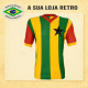 Camisa retrô Gana listrada