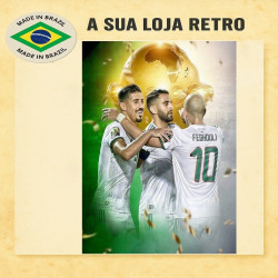 Camisa retrô da Algeria - ML verde 1978