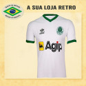 Camisa retrô Palmeiras Branca Agip 1987- 88