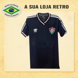 Camisa retrô fluminense preta comemorativa
