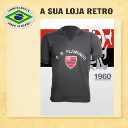 Camisa retrô Flamengo goleiro preta 1960