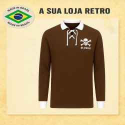 Camisa retrô FC St Pauli marron ml- ALE