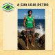 Regata retrô Goias verde logo