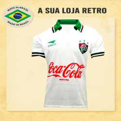 Camisa retrô Fluminense branca 1987.