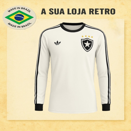 Camisa retrô Goleiro Botafogo Cinza
