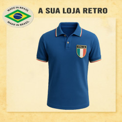 Camisa retrô da Italia Polo