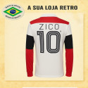 Camisa retrô Flamengo ML Zico - 1981
