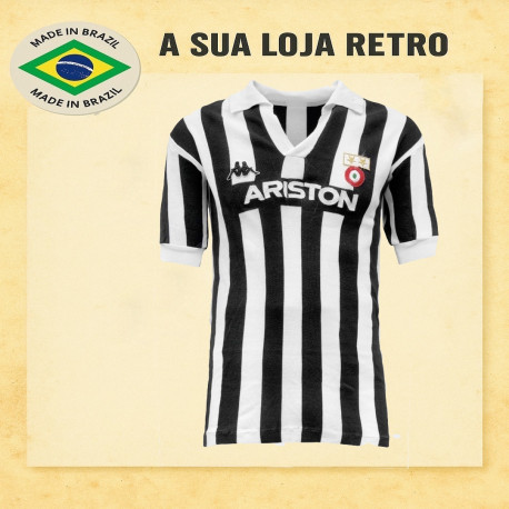 Camisa retrô Juventus de Turim Ariston 1986 - ITA