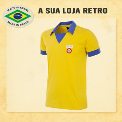 Camisa retrô Juventus amarela 1984 - ITA
