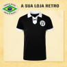 Camisa retrô XV de Piracicaba Preta Cordinha