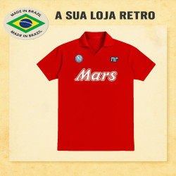 Camisa Retrô Napoli azul Buitoni 1985- ITA