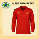 Camisa retrô Espanha le Coq ML 1986