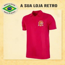Camisa retrô Espanha 1984