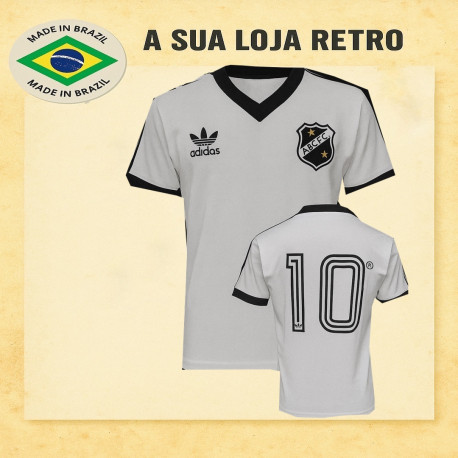 Camisa retrô Abc branca 1986
