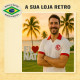 Camisa retrô América branca de Natal - RN
