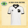 Camisa retrô ABC Branca Gola Polo