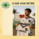 Camisa retrô ABC Branca Gola Polo