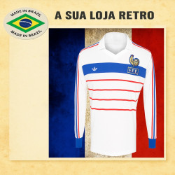 Camisa retrô França branca 1984 -ML