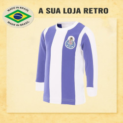Camisa retrô Porto listrada ML 1970 - POR