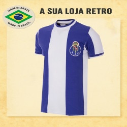 Camisa retrô Porto listrada 1970 - POR