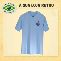 Camisa retrô Porto celeste - POR