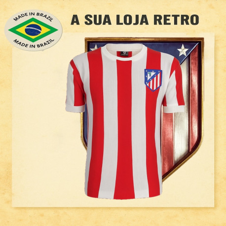 Camisa retrô Atletico Madrid 