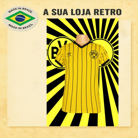 Camisa retrô Borussia Dortmund