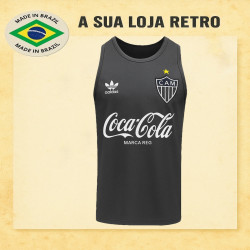 Regata retrô Preta Atlético