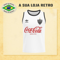 Regata retrô branca Atlético