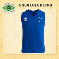 Regata retrô Cruzeiro Azul logo