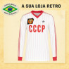 Camisa retrô CCCP Listrada ML - 1980