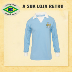 Camisa retrô Manchester City ML 1963.
