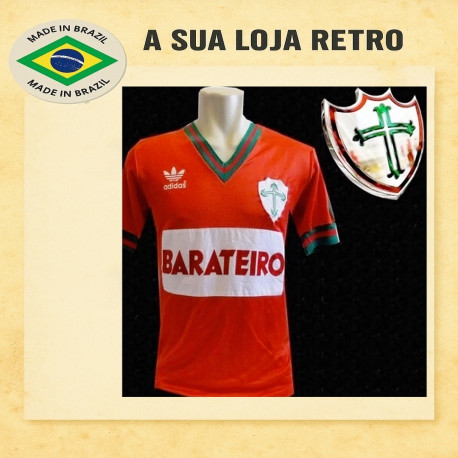 Camisa retrô Portuguesa Desportos Barateirocurta