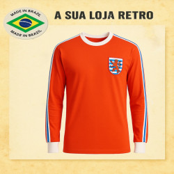 Camisa Retrô Luxemburgo 1980 vermelha - LUX