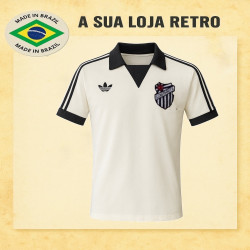 Camisa retrô São cristovão logo branca.