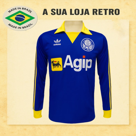 Camisa retrô Palmeiras Parmalat ML - 1992