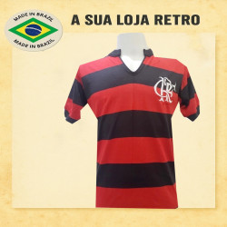 Camisa retrô Flamengo gola chinesa 1979