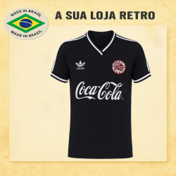 Camisa retrô Nautico Preta Comemorativa