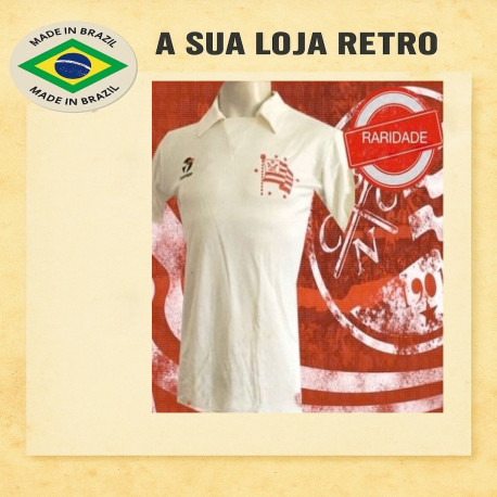 Camisa retro Nautico branca Banorte
