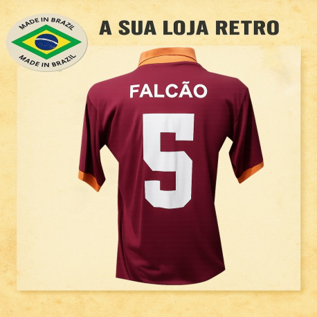 Camisa retrô AS Roma Falcão - ITA