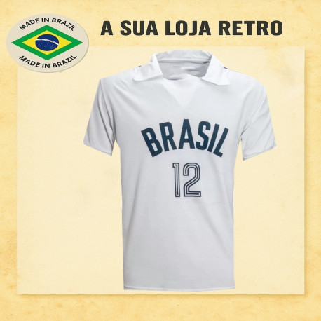 Camisa retrô Brasil de Volei - 1984