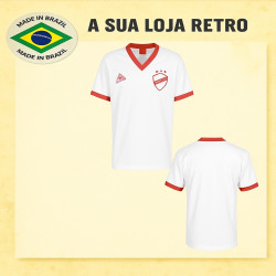Camisa retrô Vila Nova Futebol Clube branca le Coq 1982