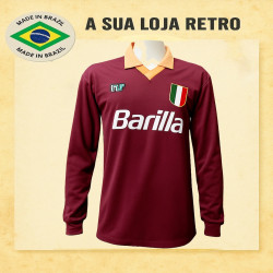 Camisa retrô AS Roma Falcão ML - ITA