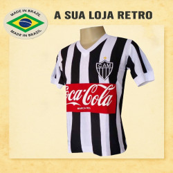 Camisa retrô Atlético Mineiro Coca Cola frente 1986