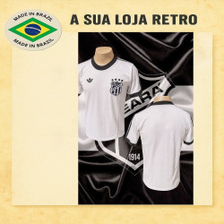 Camisa retrô Ceará Branca - 1980